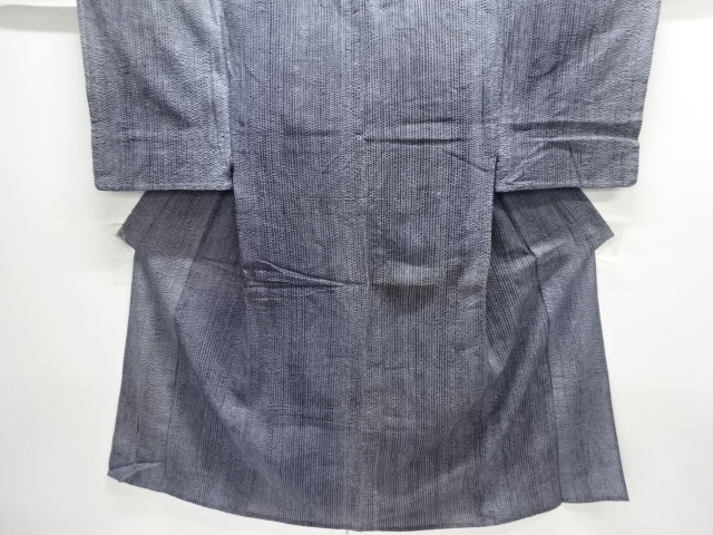 JAPANESE KIMONO / ANTIQUE MENS YUKATA / COTTON / SHIBORI